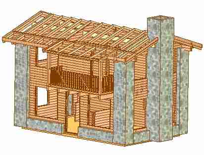 Projektovanje brvnara, montaznih kuca i nadogradnji na zidane objekte
